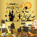 Halloween Pumpkins Witch Wall Stickers Decals Removable Home Decoration