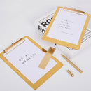 Portable Clipboard Stainless Steel Writing Board Metal Clip Document Holder