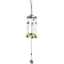5 Bells Wind Chimes Antirust Bell Outdoor Decorations Lucky Metal Pagoda Be
