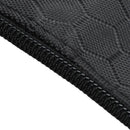Black Nylon Hex Pattern Document Bag Zippered A4 Paper Pouch