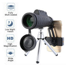 Monocular 50X60 Zoom Optical HD Lens Telescope + Tripod + Clip For Cell Phone