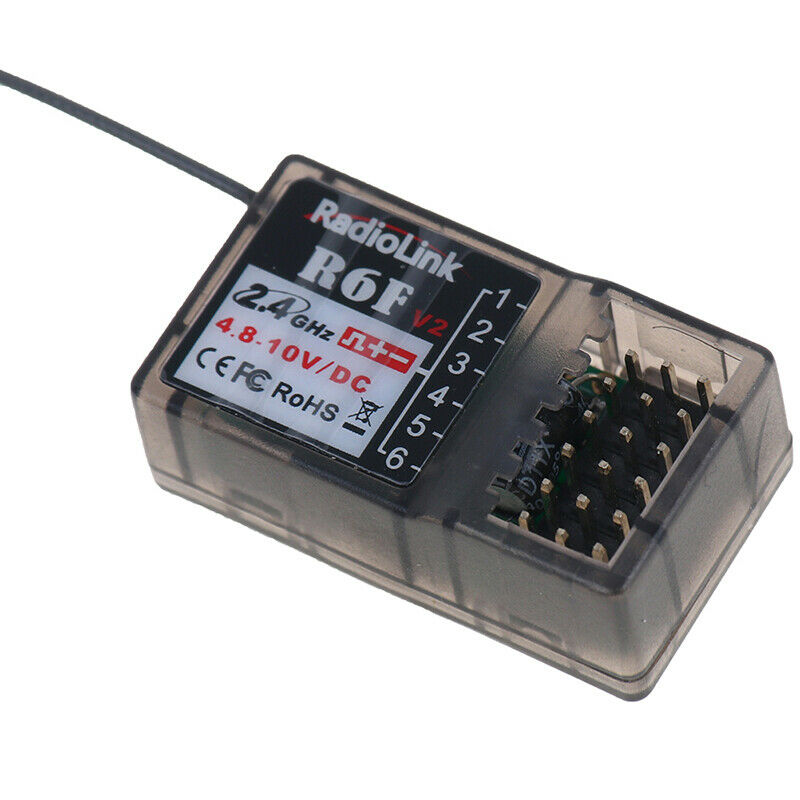 R6F 2.4Ghz 6CH RC Receiver for RC6GS RC4GS RC3S RC4G T8FB TransmitterFT