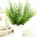 2 Bunches Artificial Eucalyptus Grass Green Leaves Plant Wedding Table Decor