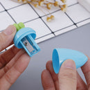 1PC cute cartoon creative carrot plastic pencil sharpener novelty stationer BX