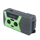 Portable Weather Radio Outdoor Solar Charging Hand Crank Emergency Radio Wi