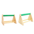2pcs Wood Parrots Perch Platform Tabletop Cage
