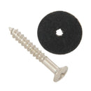 Chrome Mushroom Headband Button for Mandolin Guitar