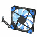 15 Lights LED PC Computer Chassis Fan Case Heatsink Cooler Cooling Fan DC 1 C2E3
