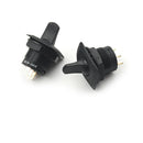 2 Pieces R13-402 Black 3Pin 2Position Maintained SPDT Round Toggle Switch YF BX