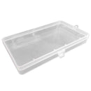 Transparent Plastic Storage Box Square Jewelry Parts Multi Functional Case