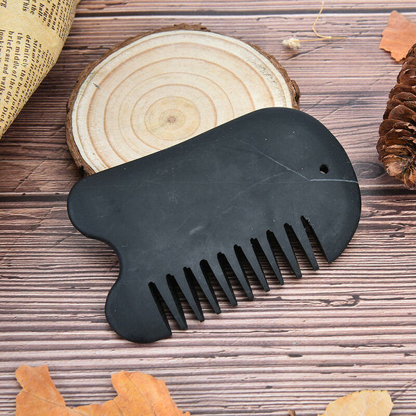 U-shape bian stone guasha gua sha board comb shape massage healthy beauty to FT