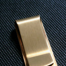 Fashion brass Money Clip Simple Dollar Cash ID Card Clamp E9T6