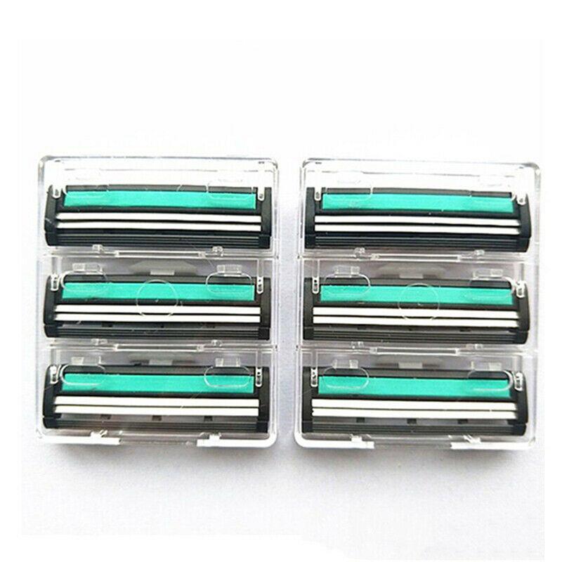 1/36PCS 2 Layers Quality Safety Razor Blades Manual Shaving Shaver Hair RemS Ew