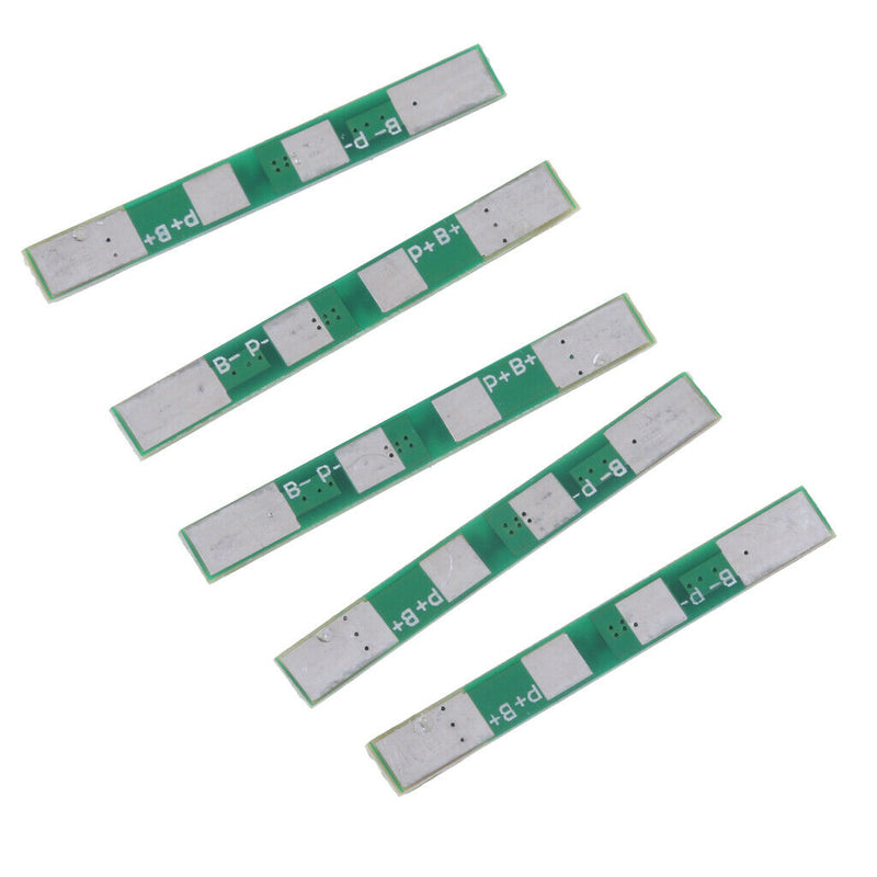 5pcs 3.7V PCB Protection Board For 18650 Li-Ion Lithium LiPo Battery Cell, 12A