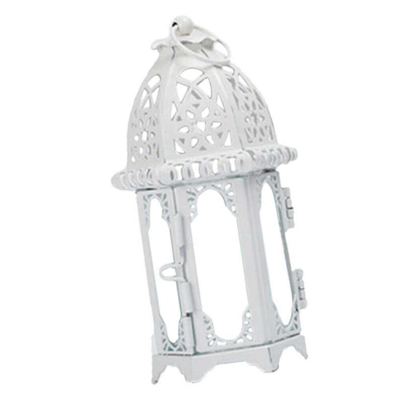 4 Pieces Retro Tabletop Candle Holder Hanging Wind Light Lantern Ornaments