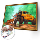 1000pcs DIY Kid Catching Tiger Puzzle Educational Learning Assembling Toys