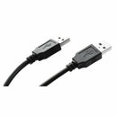 1m High Speed USB 2.0 Shielded A Male to A Male Cable Lead Black