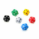 D20 Gaming Dice Twenty Sided Die RPG D&D Six Opaque Color Random New. Hot F J5G9