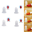 4pcs homemade DIY 12.1mm lipstick filling tube silicone head mold makeup ho