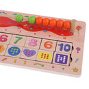Early Learning Eductional Toys Montessori Wooden Math Number Teaching Board