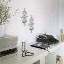 2 Pcs/Set Wall Candle Sconces, Elegant Pillar Candle Holder, Hanging Wall C C1I2