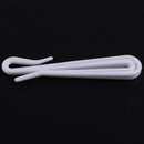 Plastic Window Curtain Hooks 16 Pcs White