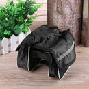 Cycling Bike Bicycle Reflective Bags Front Tube Frame Bag Saddle(Black)