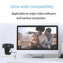1080p Full HD Webcam Video USB Web Camera w/ Microphone For PC Laptop Desktop