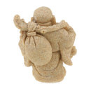 Sandstone Maitreya Happy  Buddha Statue Marble Sculpture Handmade Decor