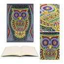 DIY Owl Special Shaped Diamond Painting 50 Pages A5 Sketchbook Drawing Book