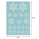 DIY Christmas Stickers Window Glass Decorative Decals Xmas Poster (B) A