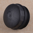Oil Filter Cover Cap Fit for BMW E60 E84 E90 E92 1-6 Series 11427525334 Black