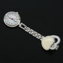 Nurse Watch Quartz Watch, Women, Clip Double Heart (white), Pocket Watch Wa