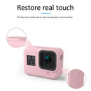 Silicone Case Protective Cover Shell for Gopro Hero 8 Black Camera (Pink) A