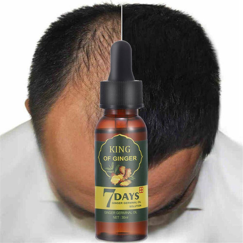 7 Day ReGrow Ginger Germinal Hair Growth Serum Hairdressing Oil Loss Treatment/