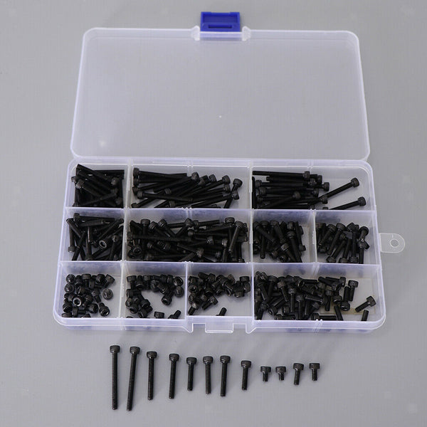 Black-force 12.9 Screw Alloy Level Hexagon Steel Plug Head Cap Screws M3 Series