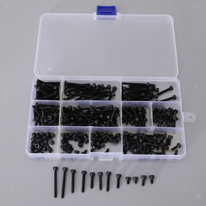 Black-force 12.9 Screw Alloy Level Hexagon Steel Plug Head Cap Screws M3 Series