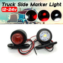 Car Truck LED Side Marker Light Double Lamp White Red For Trailer Lorry CaravaOZ