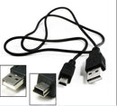 1m USB 2.0 A Male to Mini 5 Pin B Data Charging Cable Cord Adapter DS PC CAMERA