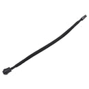 Sleeved ATX 4 Pin P4 Male to ATX P4 Female CPU Power Extension Cable Black