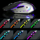 USB Rechargeable Wireless Mouse 2.4GHz Gaming Mice Adjustable DPI PC Laptop bs