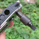 Portable Mini Multifunction Carabiner Screwdriver Outdoor EDC Pocket Tools