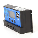 12V/24V Solar Panel Battery Regulator Charge Controller 20A PWM LCD Display %a