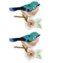 2pcs Fashion Flower Craft Sewing Embroidered Sew/Iron On Applique Patch Birds