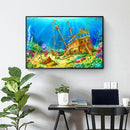 DIY Sea Picture 5D Full Square Drill Diamond Painting Cross Stitch (NF0144) A