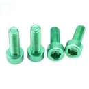 1 Pair Bike Water Bottle Cage Bolts M5 Aluminium Alloy Hex Socket Tapping S