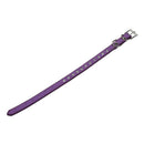 Necklace Collars Purple PU Leather XS For Pet Dog