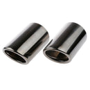 1 Pair Exhaust Pipe Tip Finisher For Audi A4/A4L/Q5/Q3/A3/A1/A5 2009-2016
