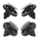 50pcs 7mm Black Fastener Truck Durable Rivets Retainer Splash Guard Clip Car