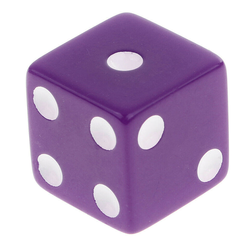 10 Piece D6 Dice Playing Games for Dungeons and Dragons MTG RPG Gaming 16mm Dark